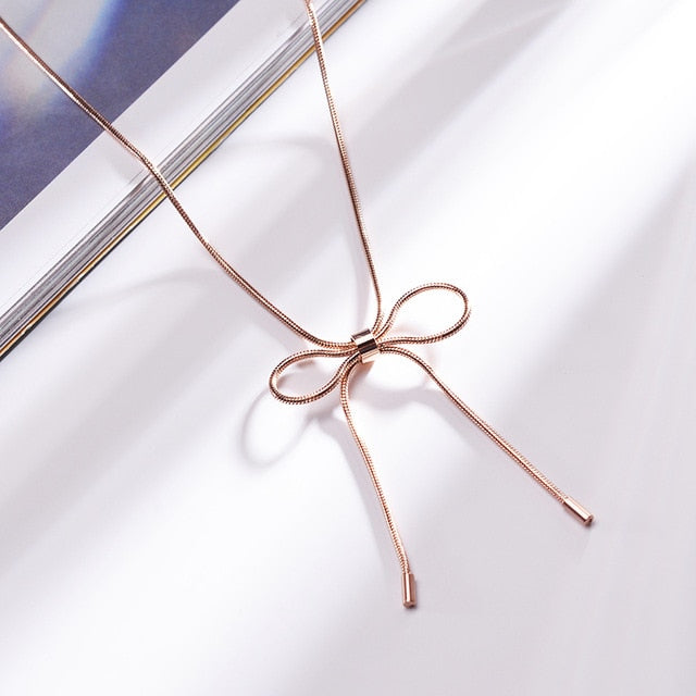 Necklace women Necklaces Clavicle Pendant collares  2019 Fashion Jewelry Rose Gold Statement Pendant