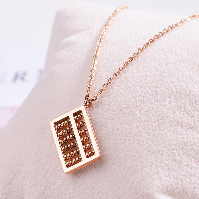 Necklace women Necklaces Clavicle Pendant collares  2019 Fashion Jewelry Rose Gold Statement Pendant
